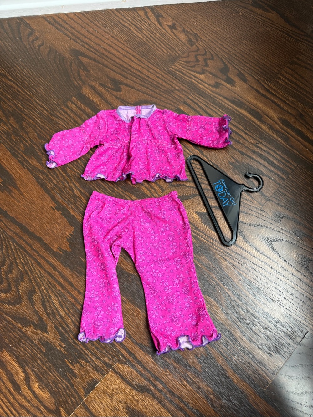 American Girl Doll Paisley Print Pajamas